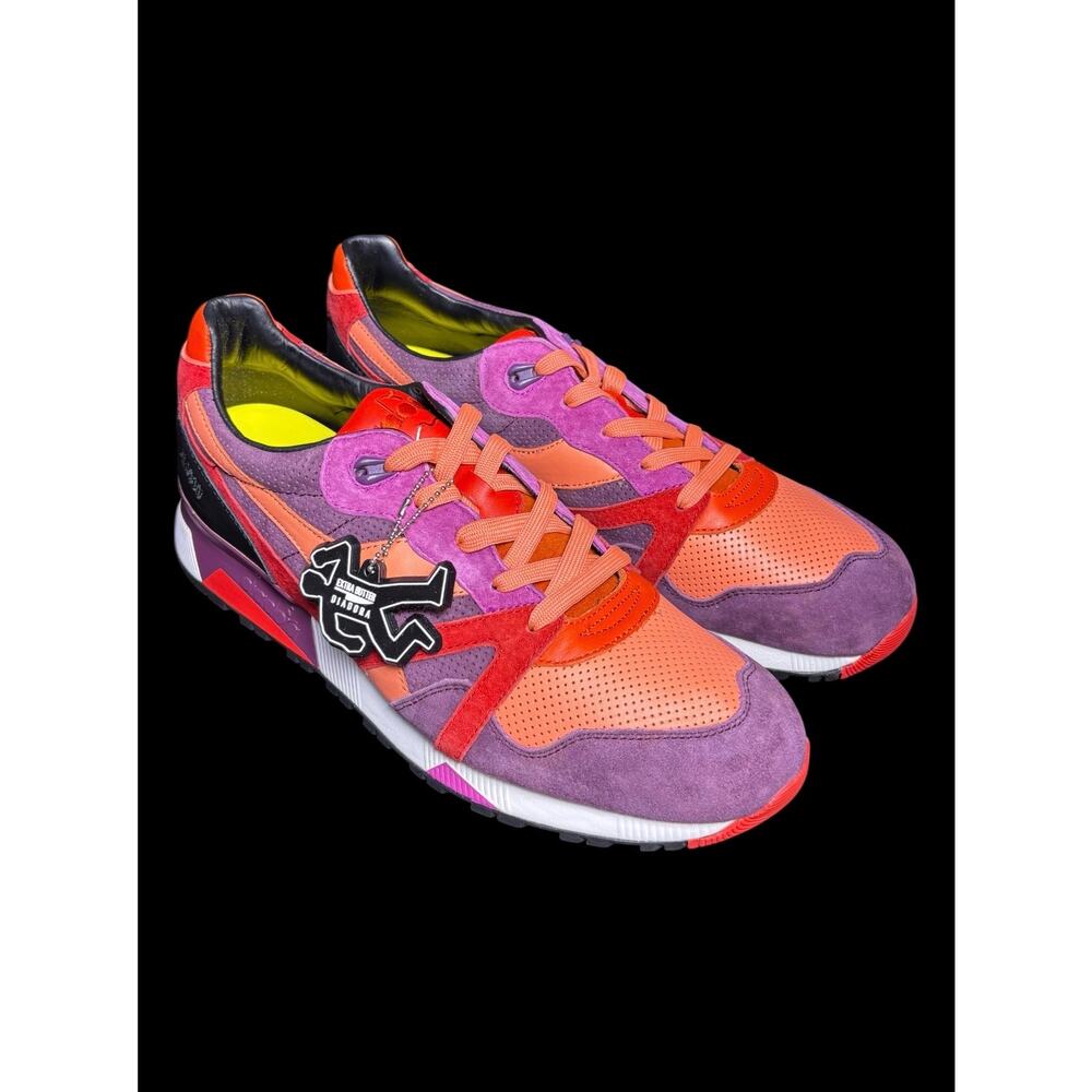 Extra Butter x Diadora N9000 Giallo Red Lollipop Made in Italy Men's Size 13.5